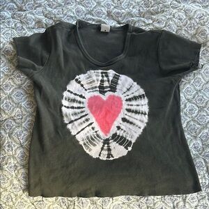 70's Heart Tie-Dye T-Shirt